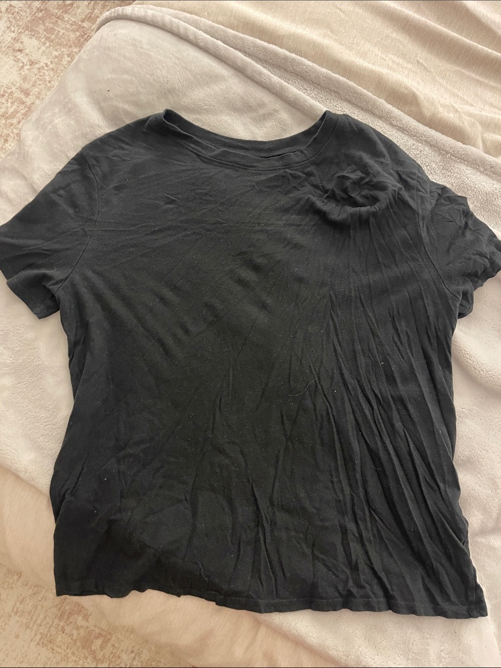 a new day Black Short Sleeve Crew Neck Tee